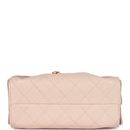 Mini 25 Hobo Bag Light Pink Caviar Antique Gold Hardware