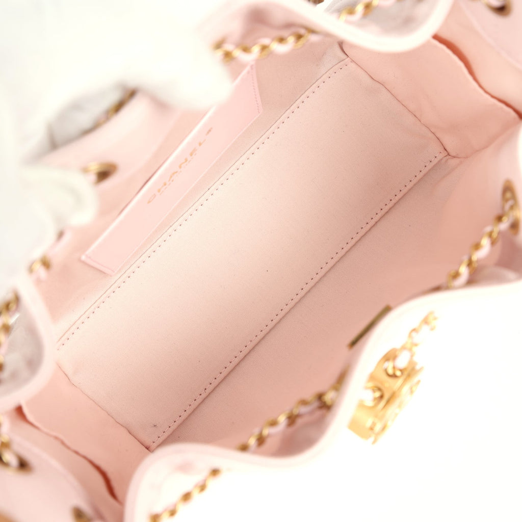 Mini 25 Hobo Bag Light Pink Caviar Antique Gold Hardware