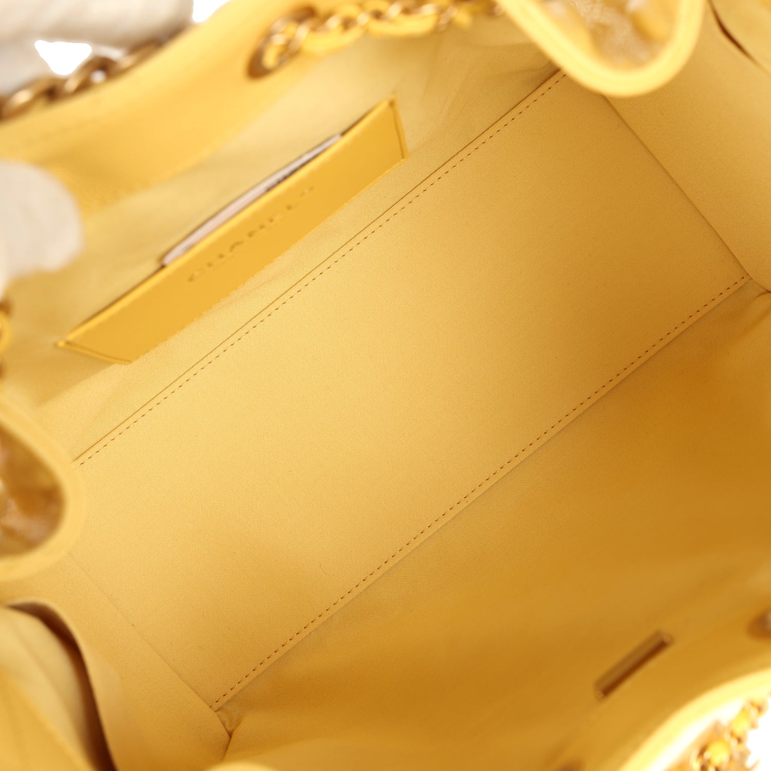 Small 25 Hobo Bag Yellow Caviar Antique Gold Hardware