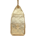 Small 25 Hobo Bag Metallic Gold Caviar Antique Gold Hardware