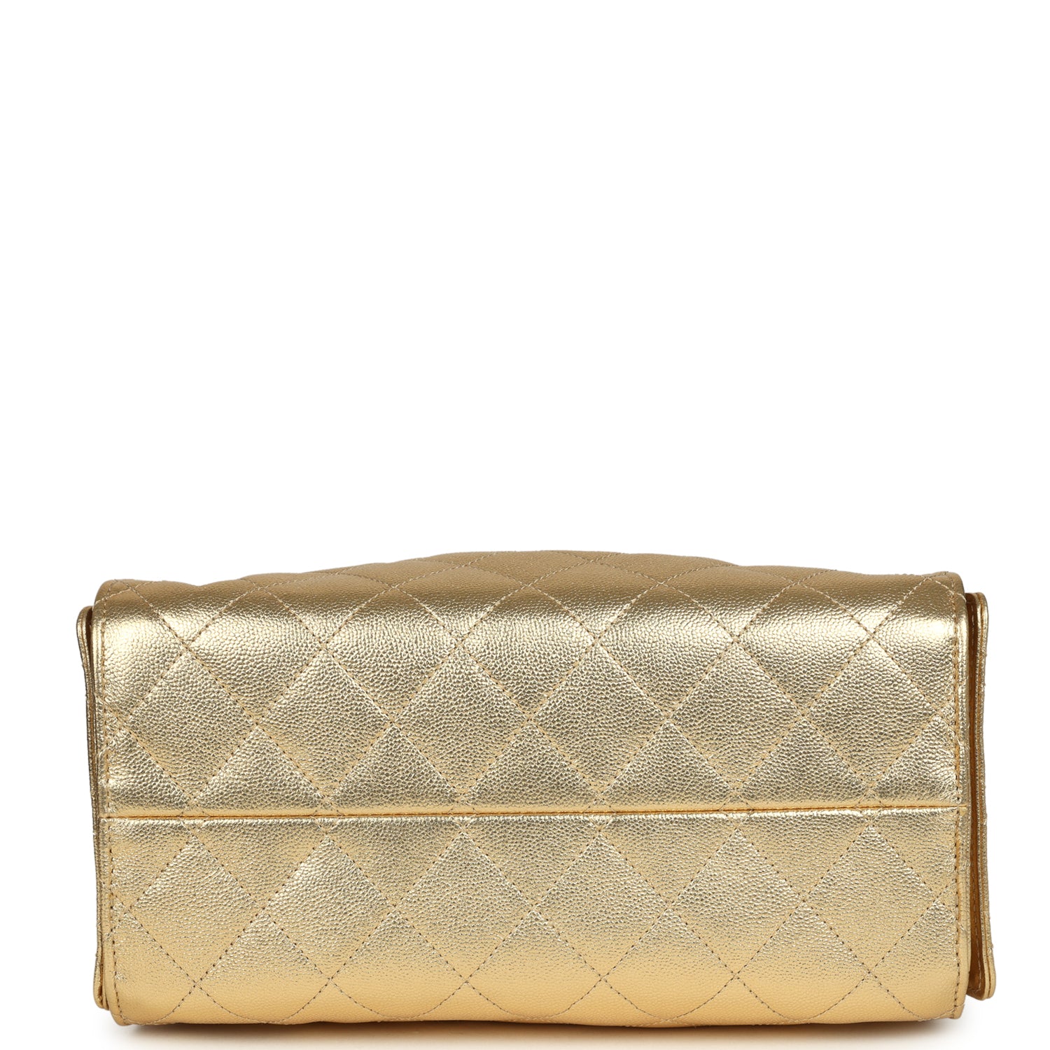 Small 25 Hobo Bag Metallic Gold Caviar Antique Gold Hardware