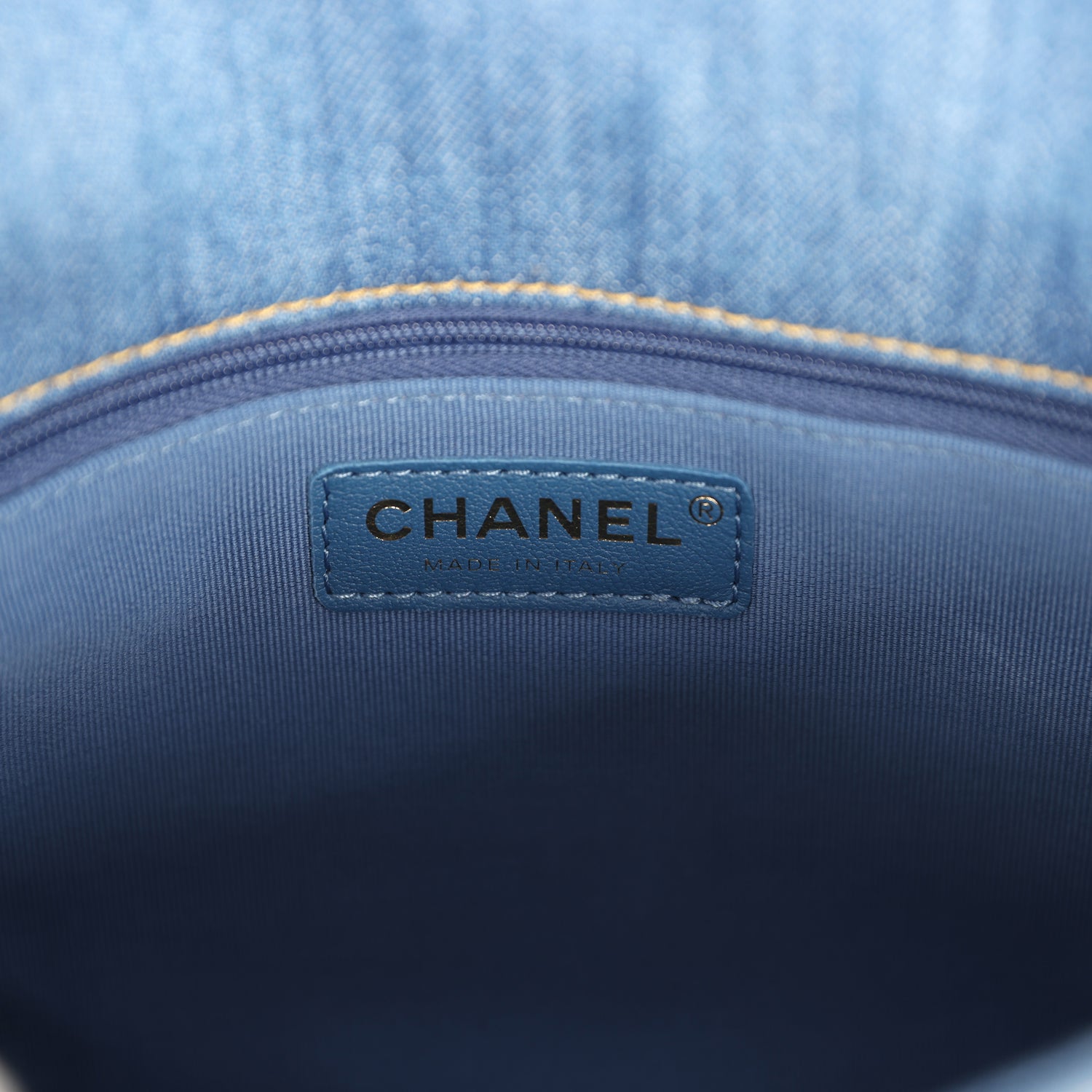 Small Supple Twins Hobo Bag Light Blue Denim Brushed Gold Hardware