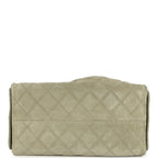 Small 25 Hobo Bag Olive Green Suede Antique Gold Hardware