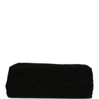 Maxi Hobo Bag Black Suede Antique Gold Hardware