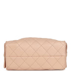 Mini 25 Hobo Bag Light Pink Caviar Antique Gold Hardware