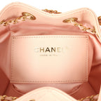 Mini 25 Hobo Bag Light Pink Caviar Antique Gold Hardware