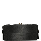 Mini 25 Hobo Bag Black Washed Denim Antique Gold Hardware