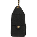 Small 25 Hobo Bag Black Washed Denim Antique Gold Hardware