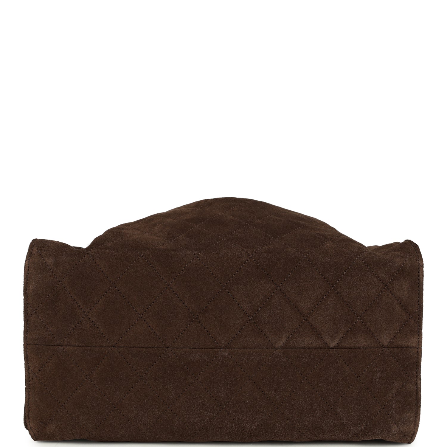 Medium 25 Hobo Bag Dark Brown Suede Antique Gold Hardware