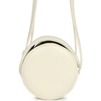 Preppy Coco Bowling Bag White Shiny Caviar Brushed Gold Hardware