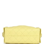 Mini 25 Hobo Bag Light Yellow Caviar Antique Gold Hardware