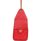 Small 25 Hobo Bag Dark Red Caviar Antique Gold Hardware