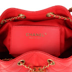 Small 25 Hobo Bag Dark Red Caviar Antique Gold Hardware