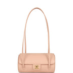 Preppy Coco Bowling Bag Light Pink Shiny Caviar Brushed Gold Hardware