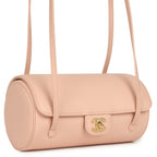 Preppy Coco Bowling Bag Light Pink Shiny Caviar Brushed Gold Hardware