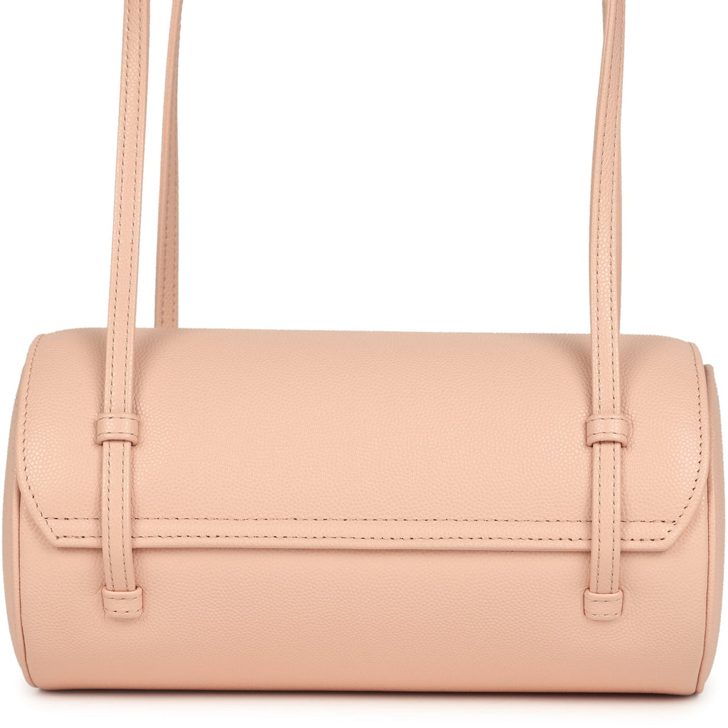 Preppy Coco Bowling Bag Light Pink Shiny Caviar Brushed Gold Hardware
