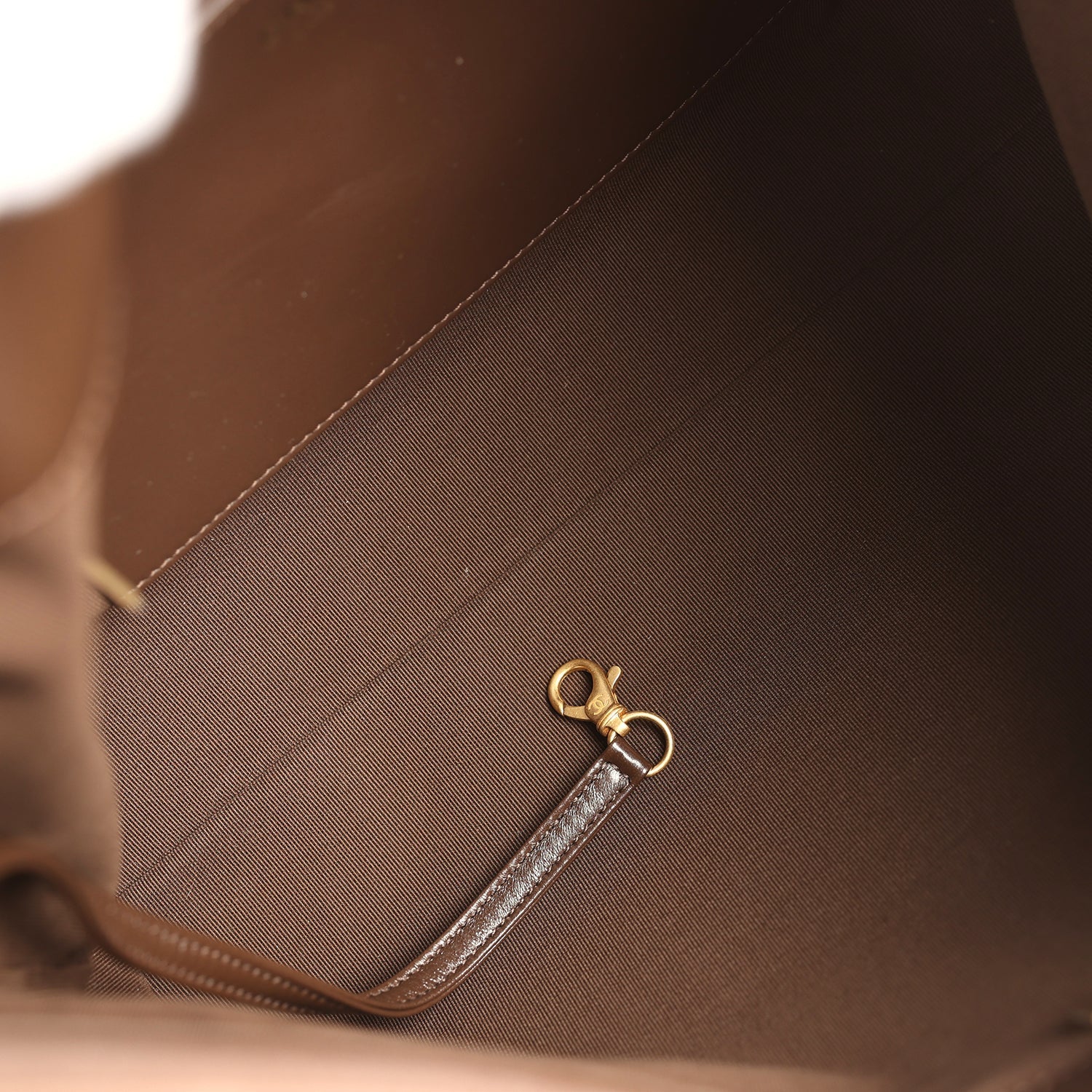 Maxi Hobo Bag Dark Brown Suede Antique Gold Hardware