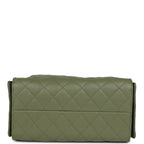 Small 25 Hobo Bag Green Caviar Antique Gold Hardware