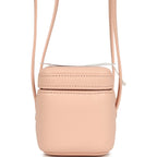 Preppy Coco Long Vanity with Straps Light Pink Shiny Caviar Brushed Gold Hardware