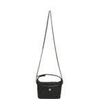 Mini Hobo Pouch with Chain Black Shiny Caviar Light Gold Hardware