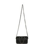 Mini Timeless Classic Barrel Bag with Chain Black Shiny Caviar Light Gold Hardware