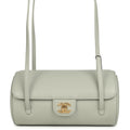 Preppy Coco Bowling Bag Light Green Shiny Caviar Brushed Gold Hardware