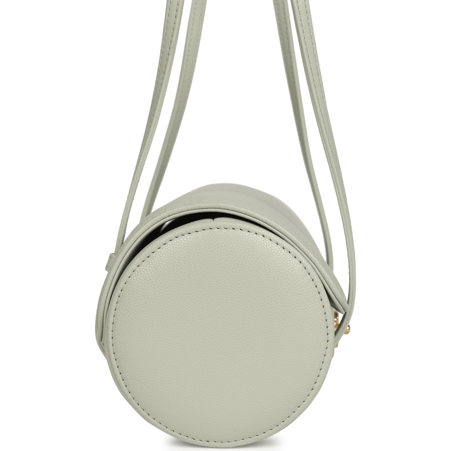 Preppy Coco Bowling Bag Light Green Shiny Caviar Brushed Gold Hardware