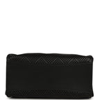 Small 25 Hobo Bag Black Perforated Calfskin Antique Gold Hardware