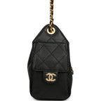 Mini 25 Hobo Bag Black Caviar Antique Gold Hardware