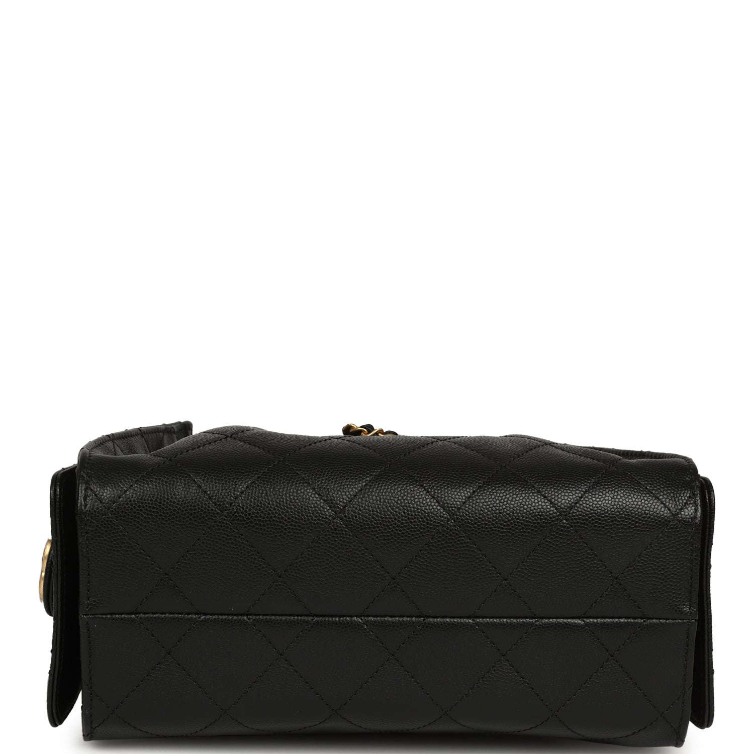Mini 25 Hobo Bag Black Caviar Antique Gold Hardware