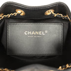 Mini 25 Hobo Bag Black Caviar Antique Gold Hardware
