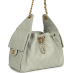 Small 25 Hobo Bag Light Green Caviar Antique Gold Hardware