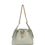Small 25 Hobo Bag Light Green Caviar Antique Gold Hardware