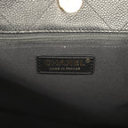 Maxi Coco Shopping Bag Black Caviar Brushed Gold Hardware