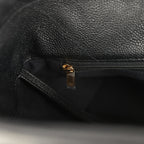 Maxi Coco Shopping Bag Black Caviar Brushed Gold Hardware