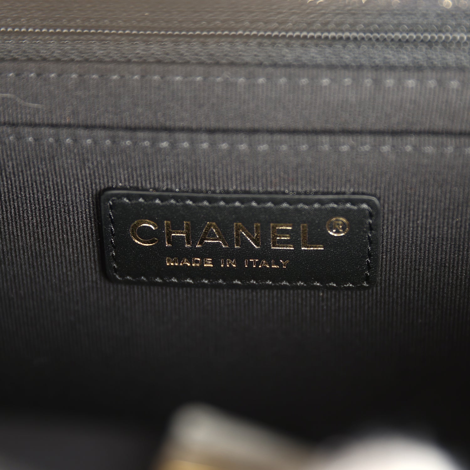 Double You Flap Backpack Black Denim Antique Gold Hardware