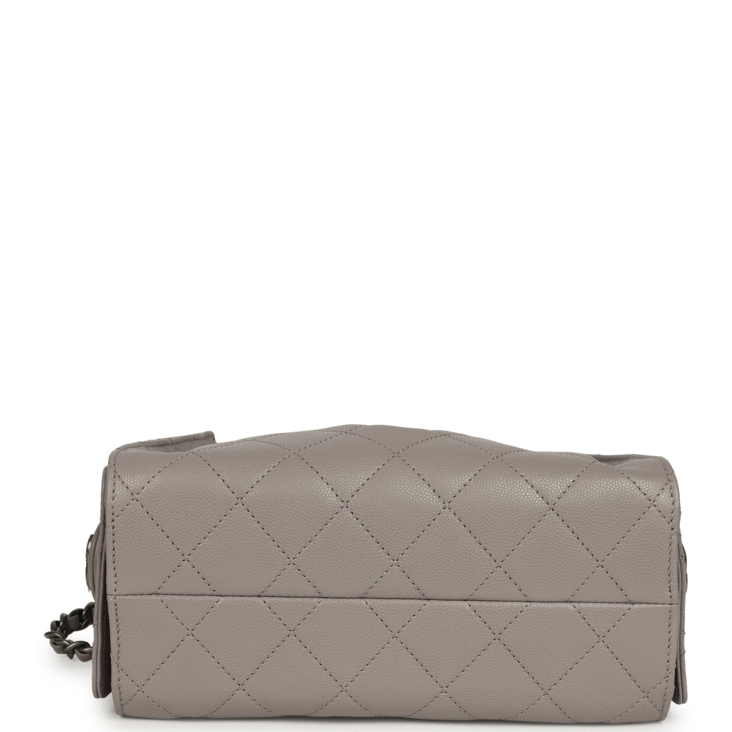 Mini 25 Hobo Bag Dark Grey Caviar Aged Ruthenium Hardware