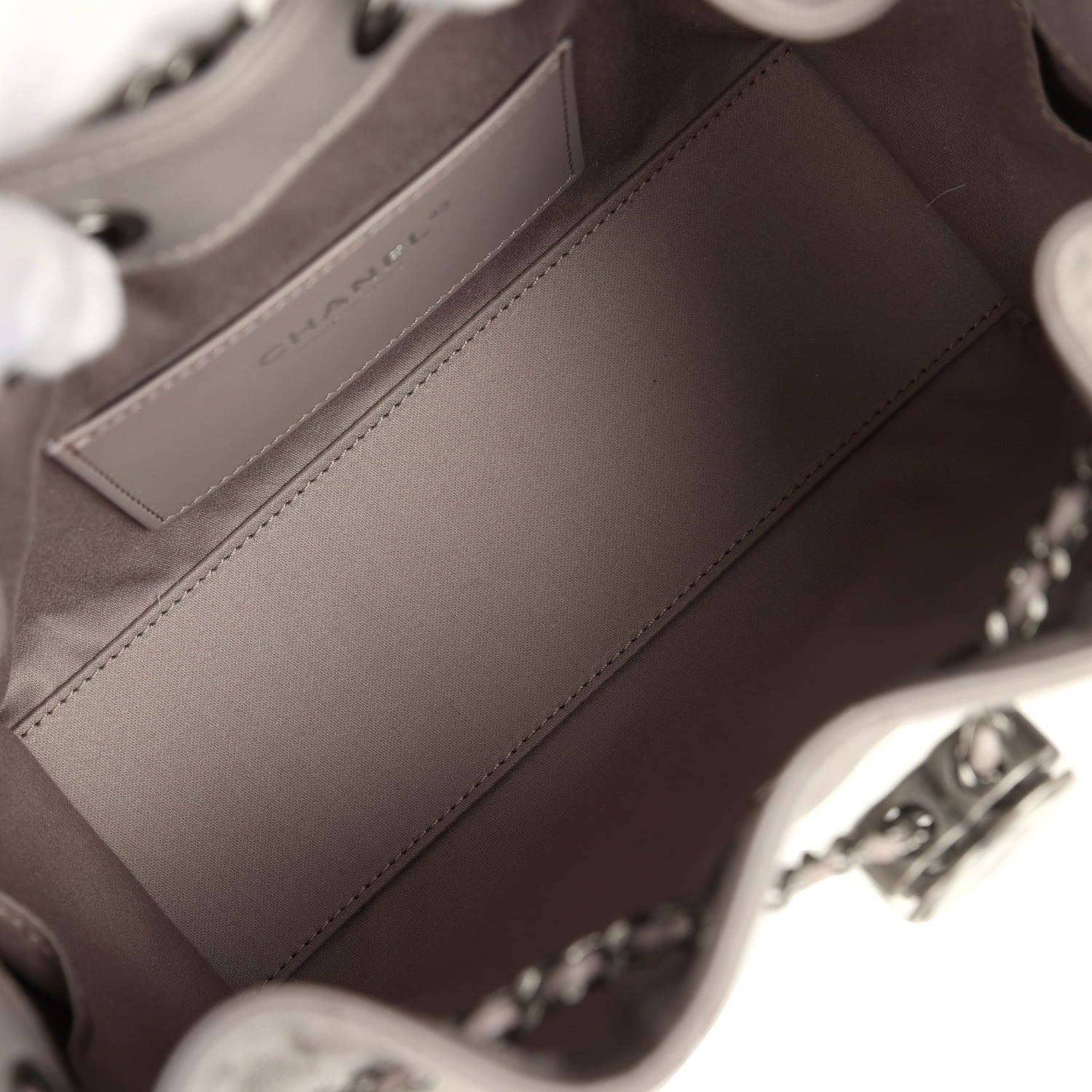 Mini 25 Hobo Bag Dark Grey Caviar Aged Ruthenium Hardware