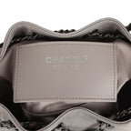 Mini 25 Hobo Bag Dark Grey Caviar Aged Ruthenium Hardware