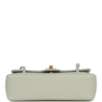 Small Preppy Coco Flap Bag Light Green Shiny Caviar Brushed Gold Hardware