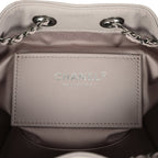 Mini 25 Hobo Bag Dark Grey Caviar Aged Ruthenium Hardware