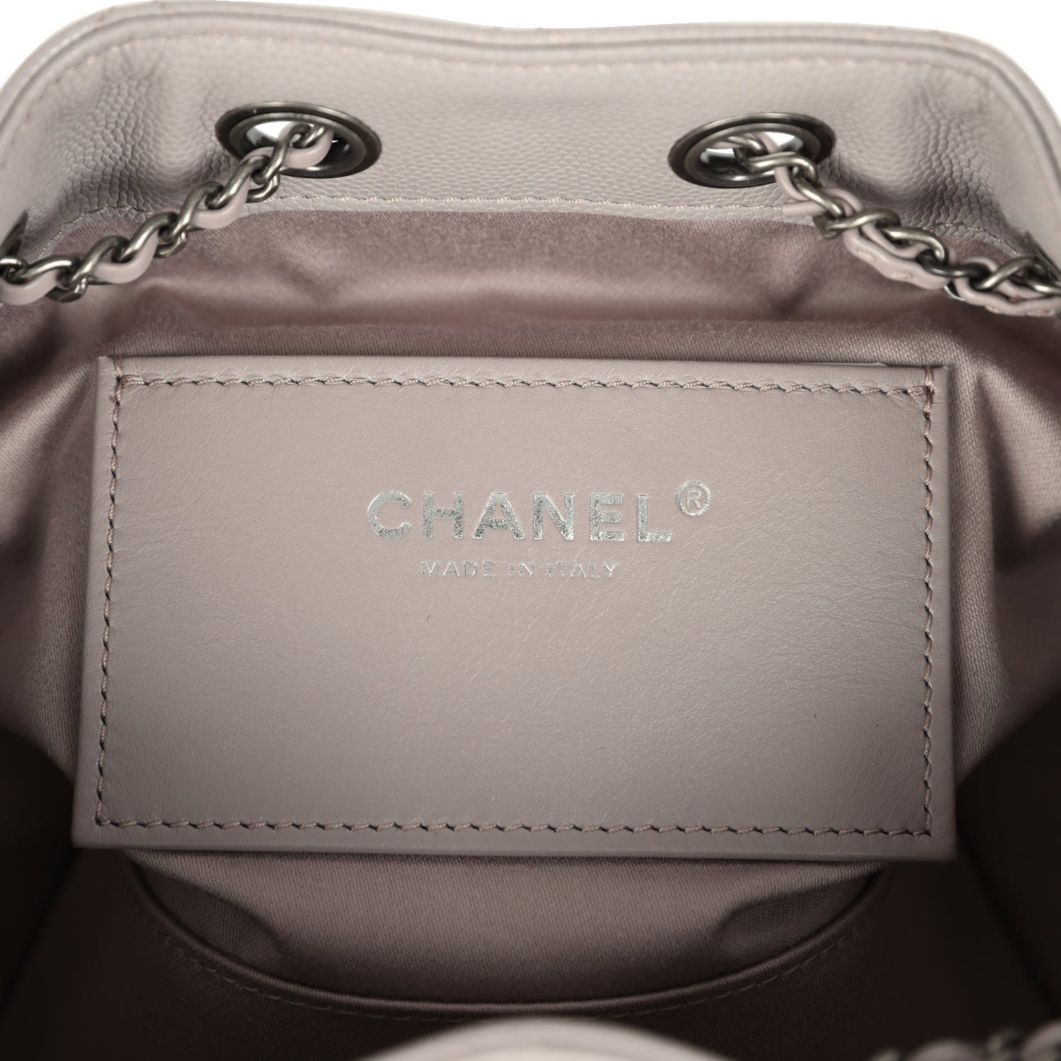 Mini 25 Hobo Bag Dark Grey Caviar Aged Ruthenium Hardware
