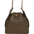 Medium 25 Hobo Bag Dark Khaki Caviar Antique Gold Hardware