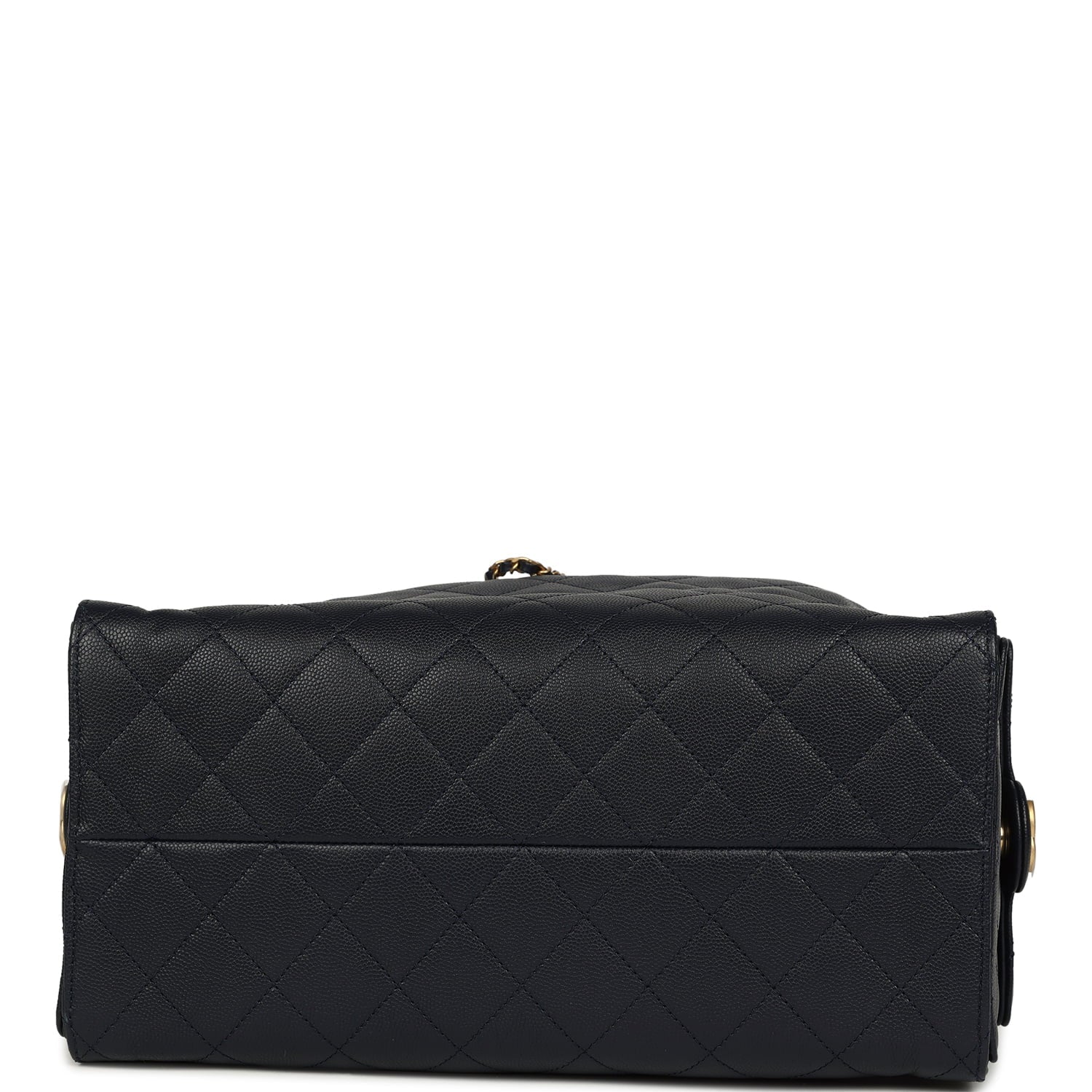 Medium 25 Hobo Bag Dark Navy Caviar Antique Gold Hardware