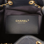 Medium 25 Hobo Bag Dark Navy Caviar Antique Gold Hardware