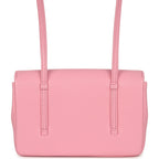 Mini Preppy Coco Clutch with Straps Pink Shiny Caviar Brushed Gold Hardware