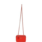 Small Classic Vanity Case Red Shiny Caviar Light Gold Hardware