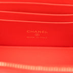 Small Classic Vanity Case Red Shiny Caviar Light Gold Hardware