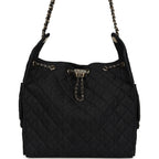 Medium 25 Hobo Bag Dark Denim Light Gold Hardware
