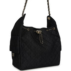 Medium 25 Hobo Bag Dark Denim Light Gold Hardware